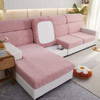 Sofa Cushion Cover – Bubble Plush – Soft Blush