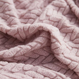 Sofa Cushion Cover – Corduroy Knit – Soft Blush