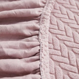 Sofa Cushion Cover – Corduroy Knit – Soft Blush