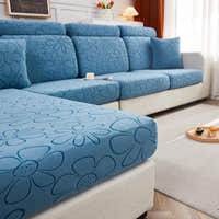 Sofa Cushion Cover – Plain Stretch – Stormy Blue