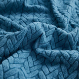 Sofa Cushion Cover – Corduroy Knit – Stormy Blue