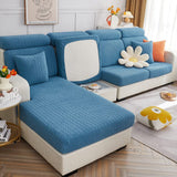Sofa Cushion Cover – Corduroy Knit – Stormy Blue