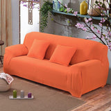 Sofa Cover – Plain Stretch – Terracotta