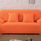 Sofa Cover – Plain Stretch – Terracotta