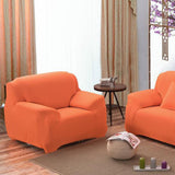 Sofa Cover – Plain Stretch – Terracotta