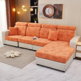 Sofa Cushion Cover – Embossed Floral – Terracotta