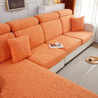 Sofa Cushion Cover – Plain Stretch – Terracotta
