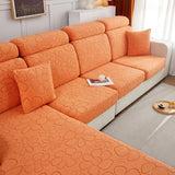 Sofa Cushion Cover – Plain Stretch – Terracotta