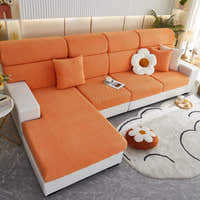 Sofa Cushion Cover – Velvet Plush – Terracotta