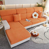 Sofa Cushion Cover – Velvet Plush – Terracotta