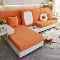 Sofa Cushion Cover – Velvet Plush – Terracotta