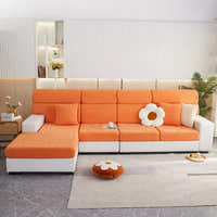 Sofa Cushion Cover – Corduroy Knit – Terracotta