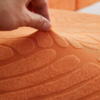 Sofa Cushion Cover – Corduroy Knit – Terracotta