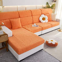 Sofa Cushion Cover – Corduroy Knit – Terracotta