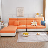 Sofa Cushion Cover – Corduroy Knit Sectional – Terracotta