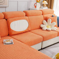 Sofa Cushion Cover – Corduroy Knit Sectional – Terracotta