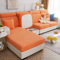 Sofa Cushion Cover – Corduroy Knit Sectional – Terracotta