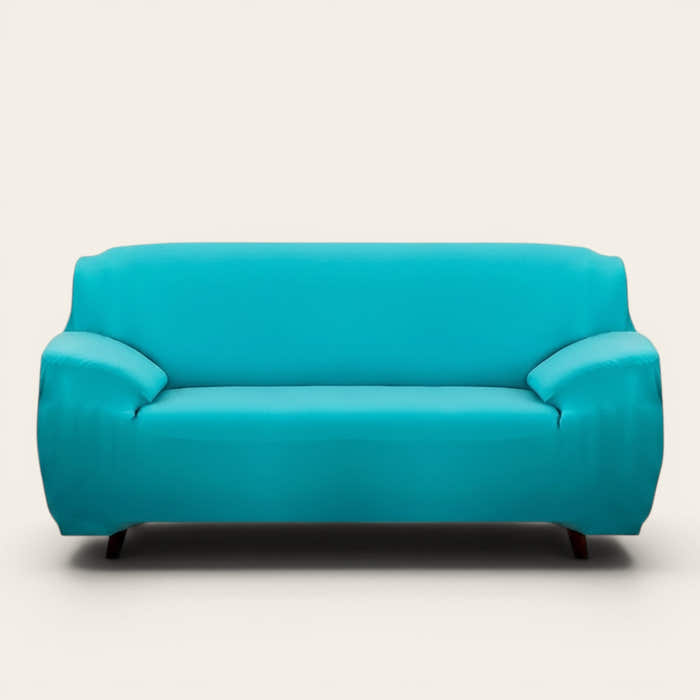 Sofa Cover – Plain Stretch – Turquoise