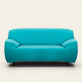 Sofa Cover – Plain Stretch – Turquoise