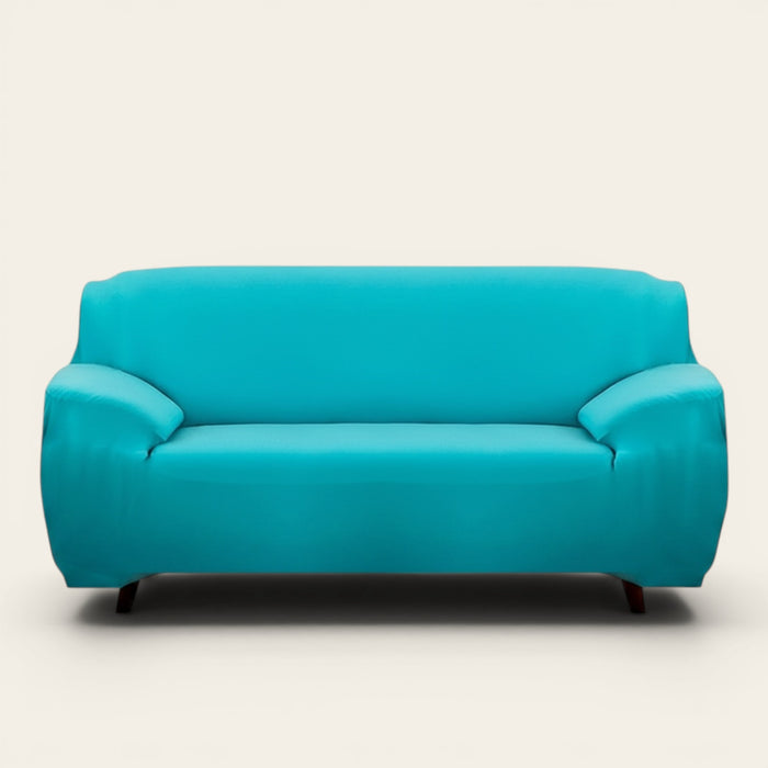 Sofa Cover – Plain Stretch – Turquoise