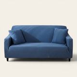 Sofa Cover – Quilted – Stormy Blue