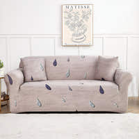 Sofa Cover – Raindrop Print – Bouclé Sand