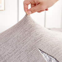 Sofa Cover – Raindrop Print – Bouclé Sand