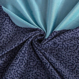 Sofa Cover – Retro Abstract – Stormy Blue