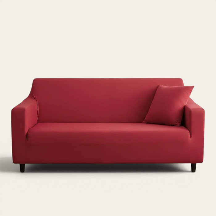 Sofa Cover – Smooth – Bordeaux