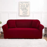 Sofa Cover – Smooth Bright – Bordeaux