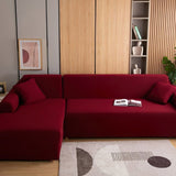 Sofa Cover – Smooth Bright – Bordeaux