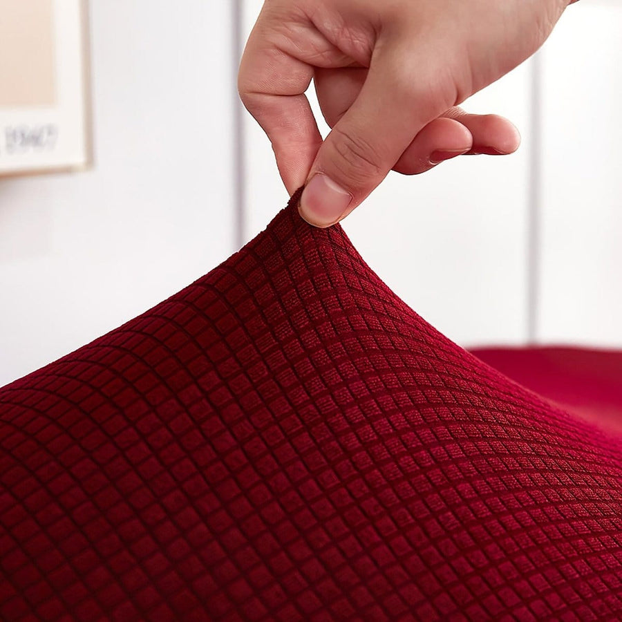 Sofa Cover – Smooth Bright – Bordeaux