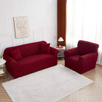 Sofa Cover – Smooth Bright – Bordeaux
