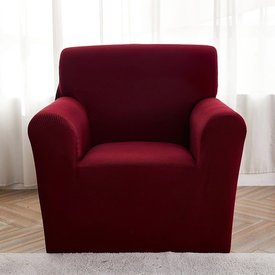 Sofa Cover – Smooth Bright – Bordeaux