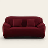 Sofa Cover – Smooth – Bordeaux Deep