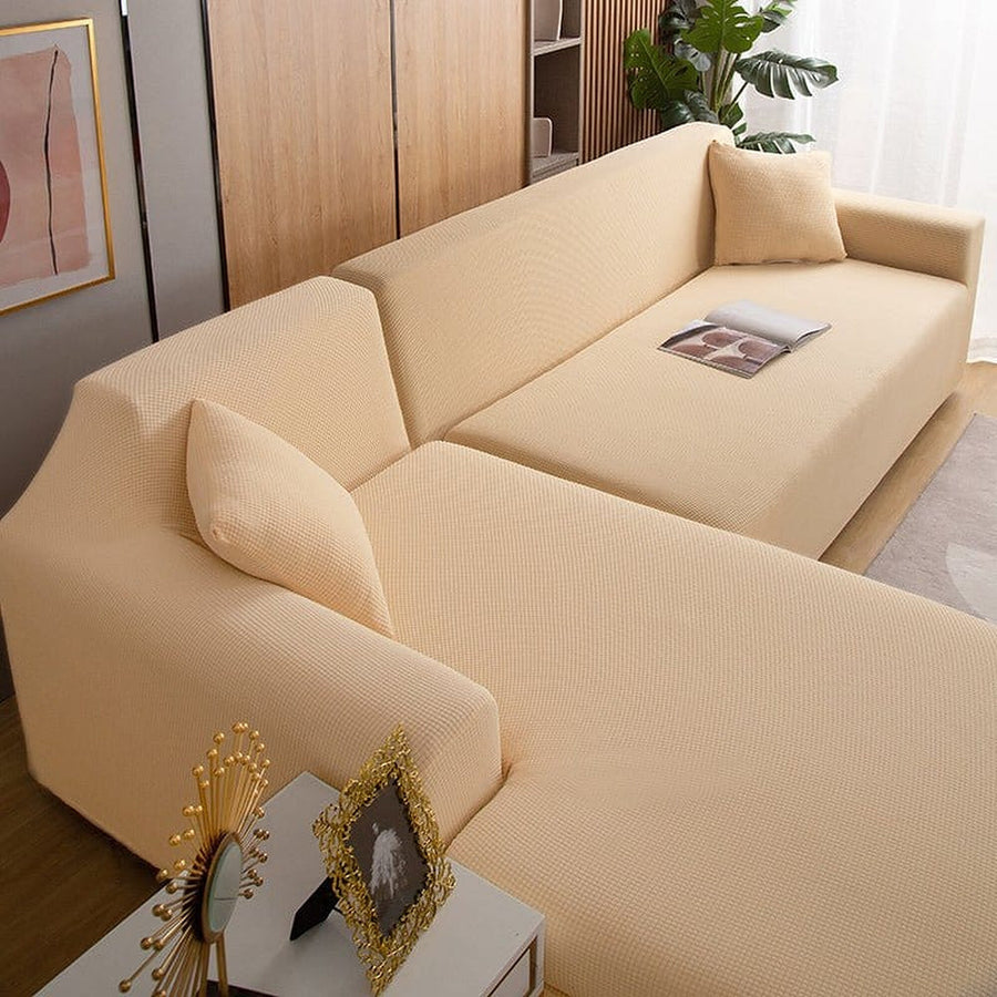 Sofa Cover – Smooth – Bouclé Sand