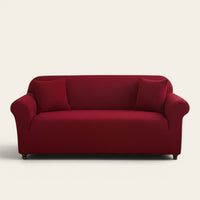 Sofa Cover – Smooth Bright – Bordeaux
