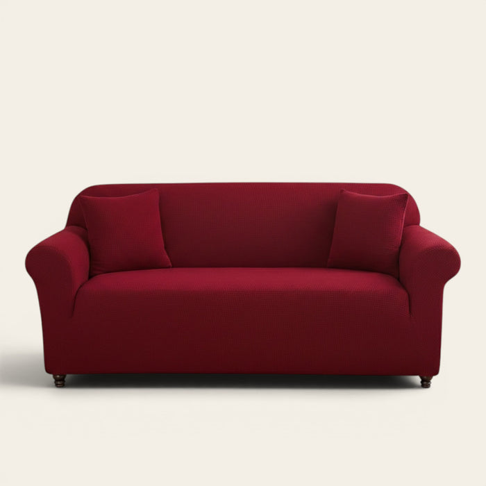 Sofa Cover – Smooth Bright – Bordeaux