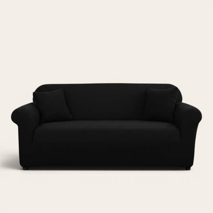 Sofa Cover – Smooth Compact – Ink Black