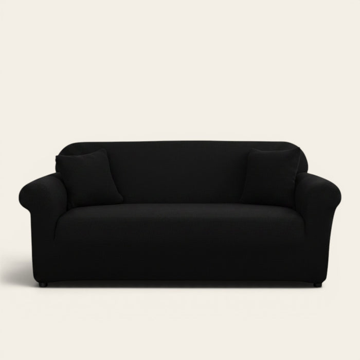 Sofa Cover – Smooth Compact – Ink Black