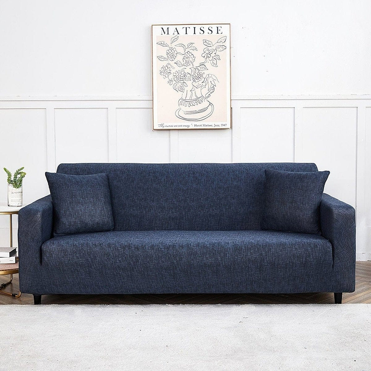 Sofa Cover – Smooth Compact – Midnight Navy