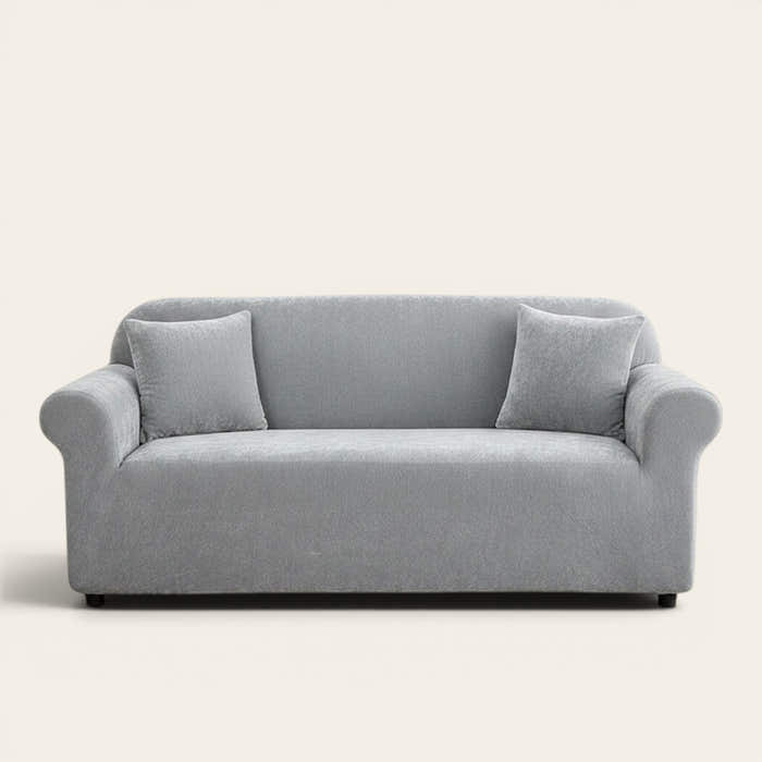 Sofa Cover – Smooth Distressed – Pearl Grey