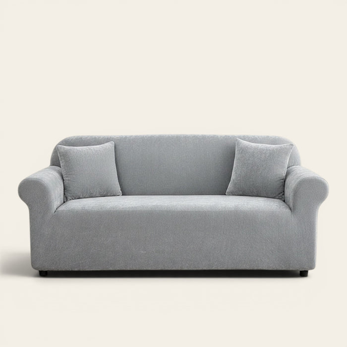 Sofa Cover – Smooth Distressed – Pearl Grey