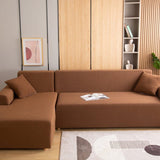 Sofa Cover – Smooth Sectional – Caramel