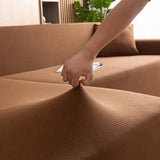 Sofa Cover – Smooth Sectional – Caramel