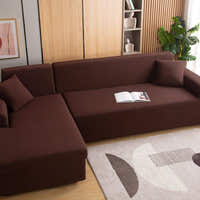 Sofa Cover – Smooth – Espresso