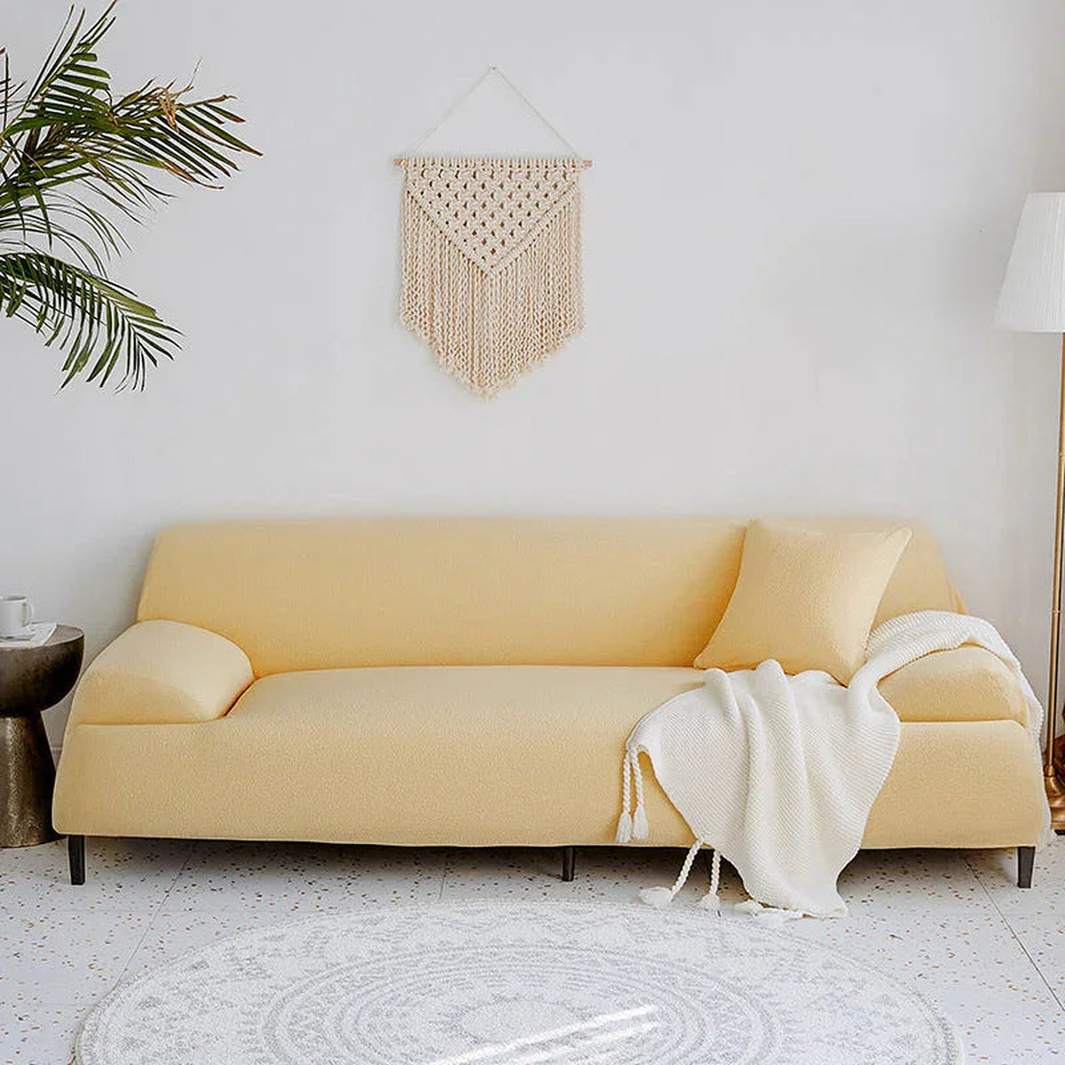 Sofa Cover – Smooth – Honey