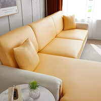 Sofa Cushion Cover – Plain Stretch Wide – Honey