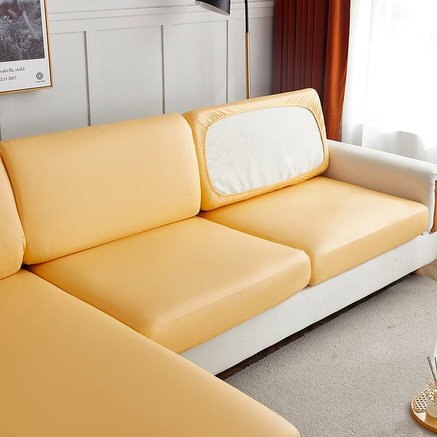 Sofa Cushion Cover – Plain Stretch Wide – Honey