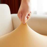 Sofa Cushion Cover – Plain Stretch Wide – Honey